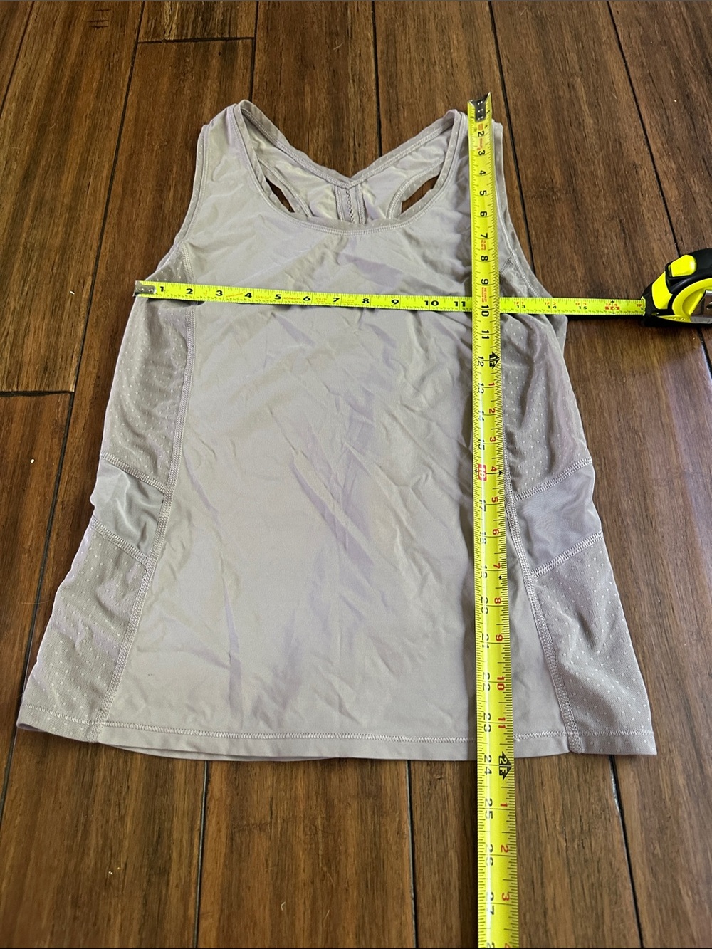lululemon athletica light gray tank top